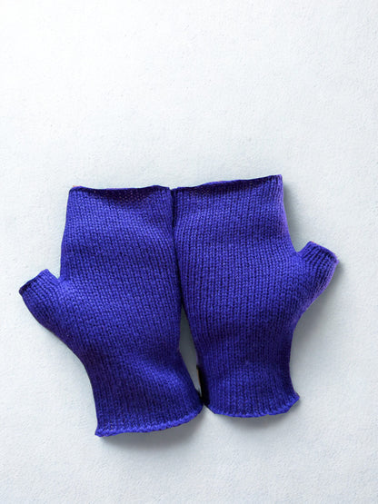 Cashmere Fingerless Gloves - image 2