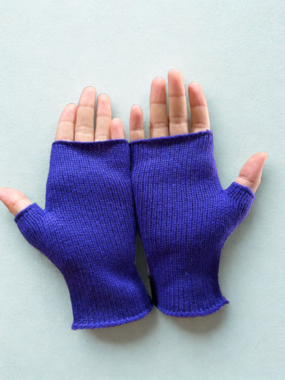Cashmere Fingerless Gloves - image 9