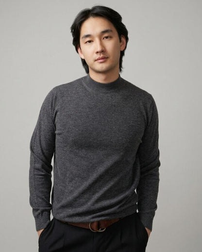 The Silk Cashmere Mock Neck - image 2