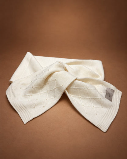Women's Pearl-Embellished Cashmere Scarf