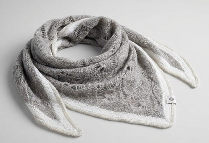 Mongolian Cashmere Triangle Scarf - image 2