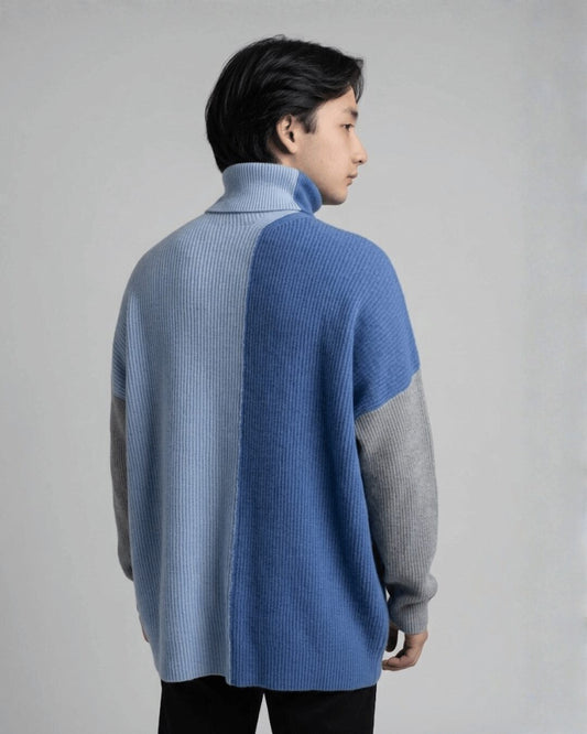 Cashmere Blue Horizon Turtleneck