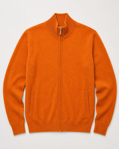 Cashmere Cardigan Men Zip - image 3