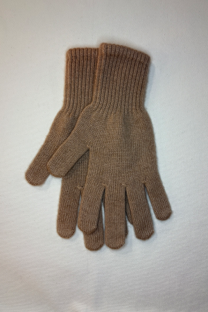 Camel Wool Gloves