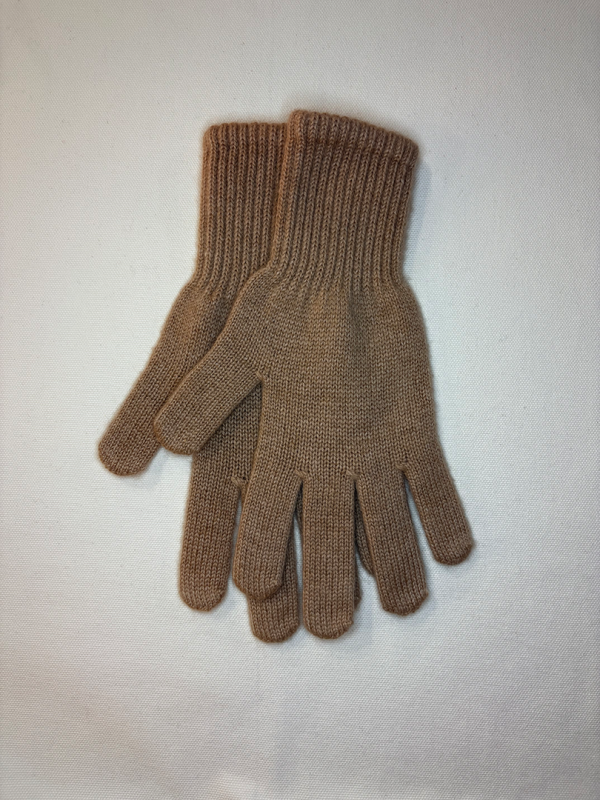 Camel Wool Gloves