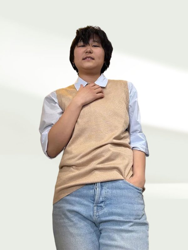 Women Vest Cneck - Image 2