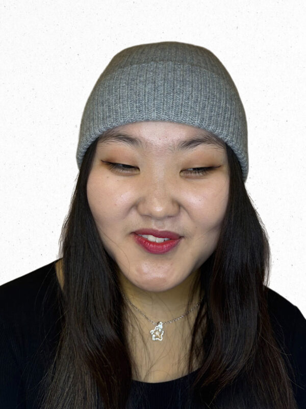 Classic Cashmere Beanie LightGrey