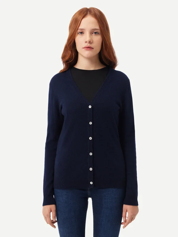 Women V neck Cardigan - Image 2