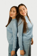 Silk Cashmere Mock Neck