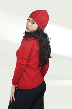 women V neck Cardigan with pocket