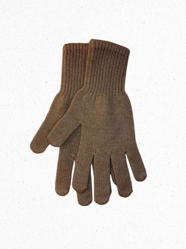 Classic Camel Wool Gloves