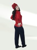 women V neck Cardigan with pocket