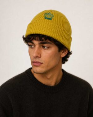 Ribbed Cashmere Beanie