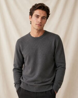 Classic Cashmere Men's Pullover Crew Neck