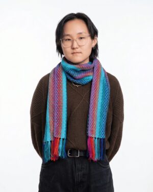 Multi color, Fun Alpaca Wool Scarves