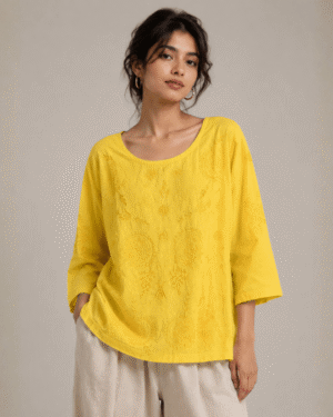 Embroidered Shirt With Sleeve