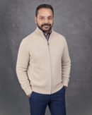 Reversible Double Layered Zip Cardigan Men